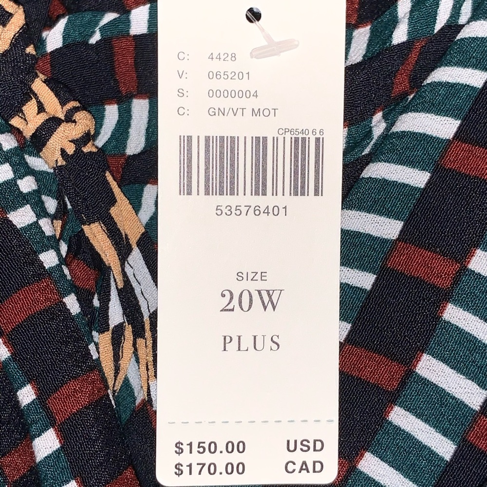❌SOLD❌ Anthropologie 20W Gianna Tunic Dress Plus - Picture 9 of 11
